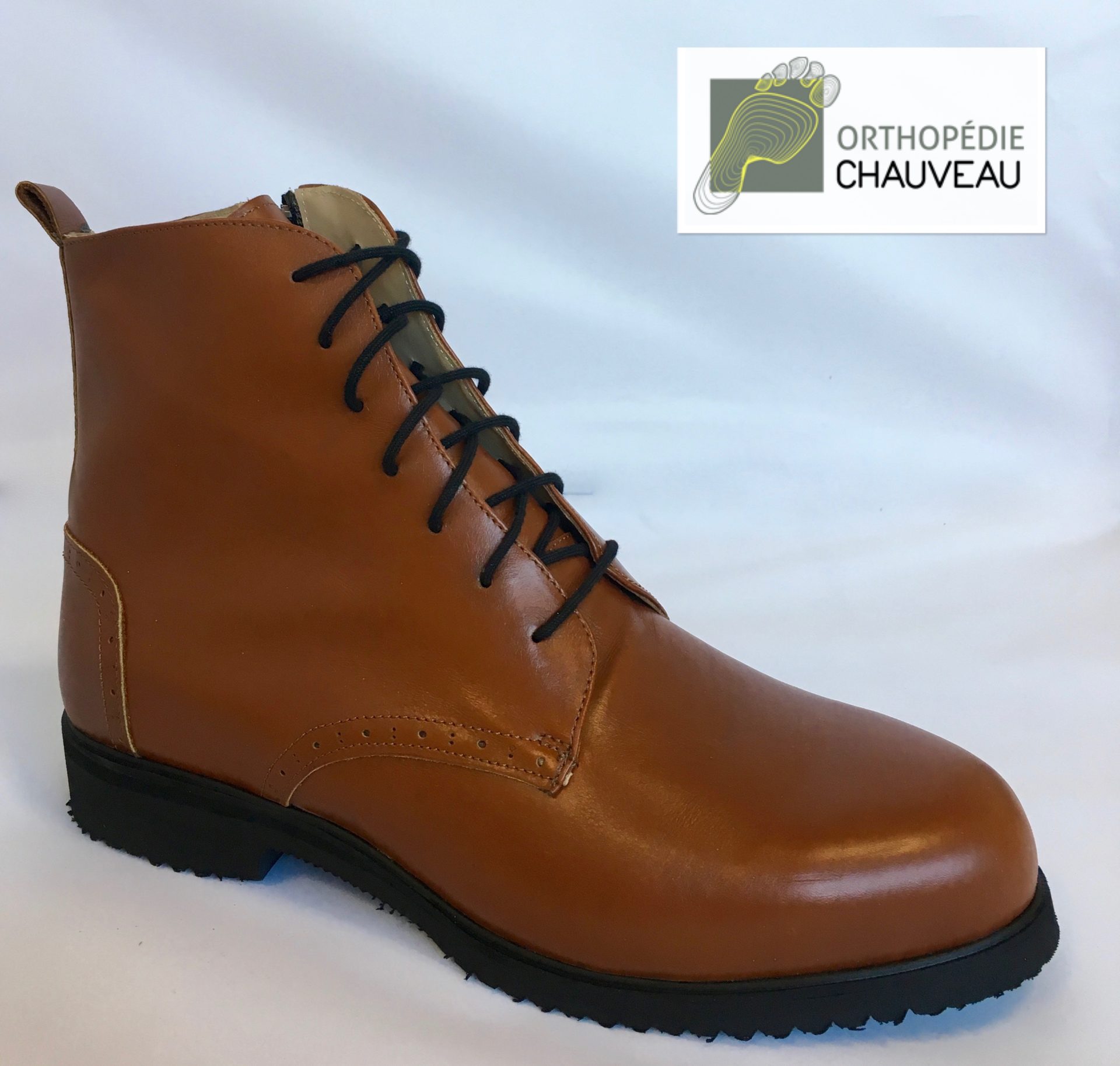 Mocassins Orthopédiques Homme Matufit - Cuir Imperméable, Fermeture Zip Latérale